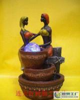 德化縣連天紅廠家 樹脂工藝品流水藝術品工藝扇的創(chuàng)新與市場前景